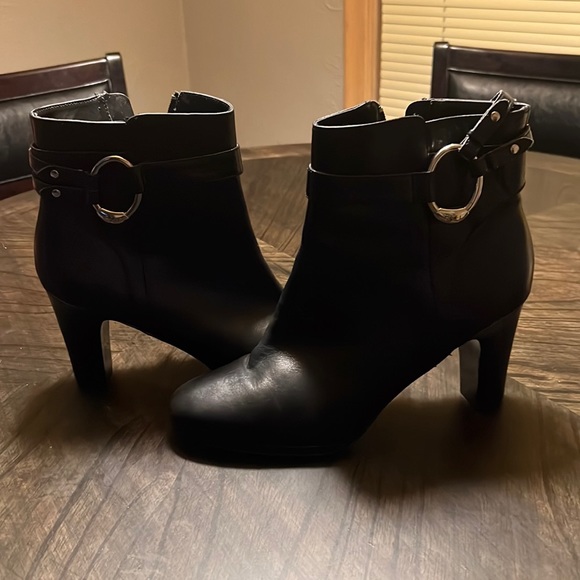 Lauren by Ralph Lauren Leather ankle boots - Picture 4 of 8